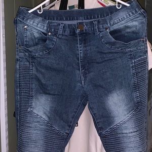 Men Trendy Denim Skinny Jeans